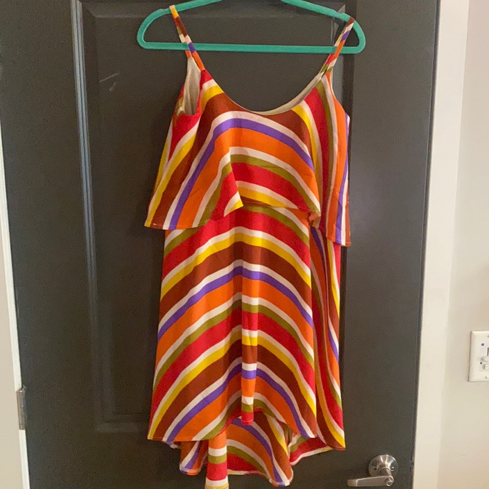 Judith March High Low Colorful Dress